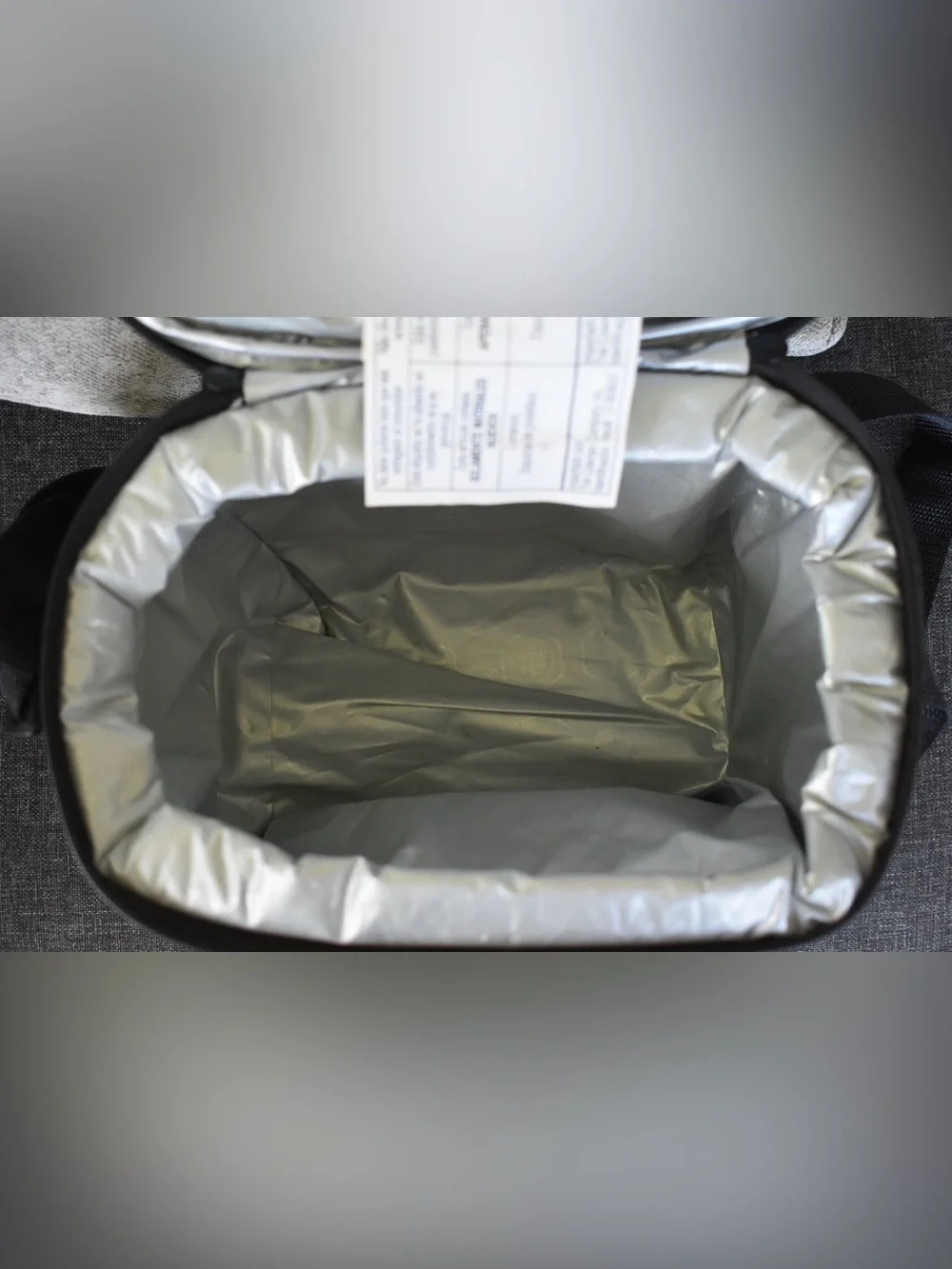 Coleman Gray and Red Cooler Bag
